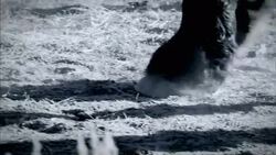 A horse paws the ground as it prepares for a joust. Stock Footage