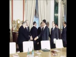 SYND 17 2 78 SOVIET AND LIBYAN TALKS WITH KOSYGIN AND JALLOUD IN THE SOVIET UNION News Clip
