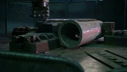 Industrial lathe.Technology background Stock Footage