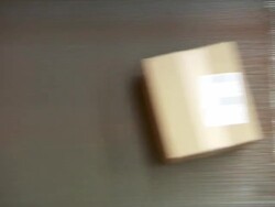 MS Parcels on conveyor belt in FedEx Depot / Memphis, Tennessee, United States Stock Footage