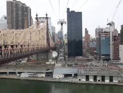 HD Aerial: New York City midtown Skyline Stock Footage