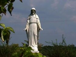 Jesus Statue Stock Footage
