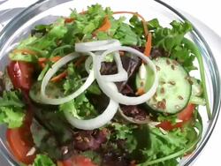 Mixed Salad Stock Footage