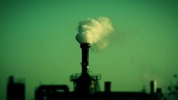 Factory smoke Stock Footage