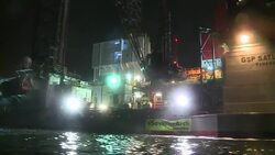 CLEAN : Dutch arrest six Greenpeace activists over oil drill demos News Clip