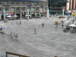 Cologne Domplatte Stock Footage