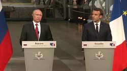 CLEAN : Macron slams Russia Today Sputnik for election influence News Clip