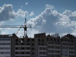 Building Construction time lapse. Stock Footage