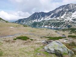 Tatra. Valley of Five Polish Ponds Stock Footage