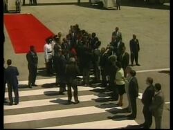 GRENADA: CUBAN PRESIDENT FIDEL CASTRO VISIT News Clip