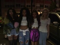 Little Mix at BBC Radio One  Stock Footage