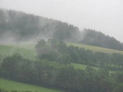 HD: dreary hill Stock Footage