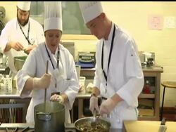 Julio Gerena's long career in the Navy and Army irretrievably behind him. But the 52-year-old recaptured a bit of the old military camaraderie in a kitchen during a healthy cooking class sponsored by Wounded Warrior Project News Clip