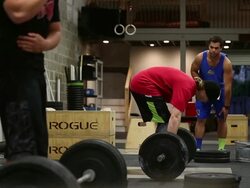 CrossFit: Workout Regimen With A Fiercely Loyal Following Stock Footage
