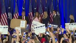 CLEAN : Trump takes S Carolina Clinton wins in Nevada (3) News Clip