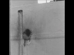 SYND 5 7 67 A SHELLED ITALIAN SHIP DOCKS IN LAGOS FOR REPAIR Instructional Video