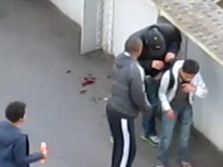 Injured Malaysian Student Ashraf Rossli Robbed During London Riots Stock Footage