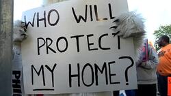 Hofstra University Protest, Presidential Debate 2016, Stock Footage