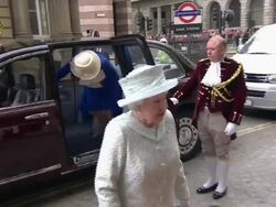 Queen Elizabeth II arrives at Mansion House News Clip