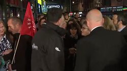 Jeremy Corbyn attends the premiere of new Ken Loach film 'I, Daniel Blake' News Clip