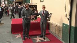 Oscar-winning actor Christoph Waltz gets a star on the Hollywood Walk of Fame News Clip