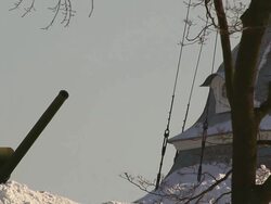 Cannon shot, close up Stock Footage