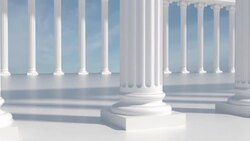 Close Up Columns | Loopable Stock Footage