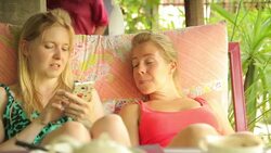 Female Friends Chatting and Bonding Stock Footage