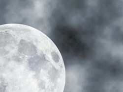 Moon pass Stock Footage