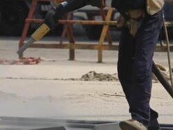 Sandblasting Stock Footage