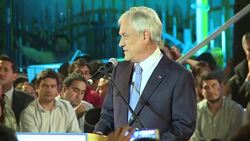 CLEAN : Pinera announces candidacy for Chile presidential election News Clip