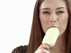 HD: Dealing With Sensitive Teeth Stock Footage