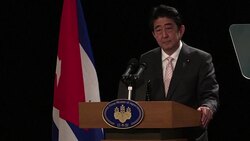 CLEAN : We can never tolerate N. Korea nuclear tests Abe says in Cuba News Clip
