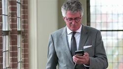 Manager checking emails Stock Footage