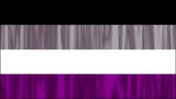 Asexual pride flag Stock Footage