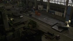 Steel industry factory Stock Footage