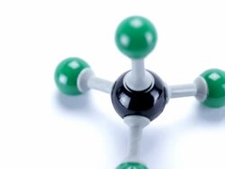 Organic molecular model Stock Footage