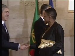 Leaders at EU-AU summit sit down for dinner News Clip