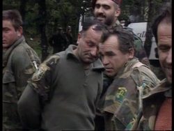 Bosnia - Arkan &amp; His Tigers Battle For Kljuc News Clip