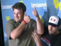 Zachary Levi, Nathan Fillion, Joss Whedon at Entertainment Weekly's 6th Annual Comic-Con Celebration Sponsored By Just Dance 4 on 7/14/12 in San Diego, CA. Stock Footage