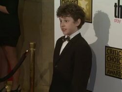 Nolan Gould at 2012 Critics' Choice Television Awa Stock Footage