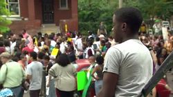 Michael Brown anniversary march in Ferguson News Clip