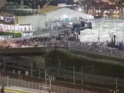 TIME LAPSE: Olympic Crowds Stock Footage