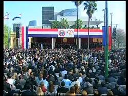 WRAP Lugo is sworn in as new president, Taiwan's president attends ADDS more News Clip