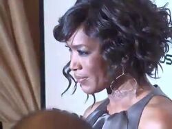 Angela Bassett at the 4th Annual ESSENCE Black Women In Hollywood Award Luncheon at Beverly Hills CA. (Footage by WireImage Video/GettyImages) Stock Footage