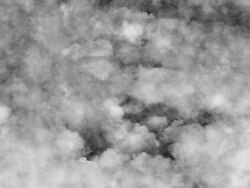 Clouds from Above (Monochrome) Stock Footage