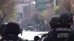CLEAN : Explosion reaches German Embassy in La Paz amid unrest News Clip