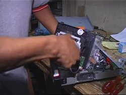Empty shops in Harare as nation awaits elex result ADDS newspaper News Clip