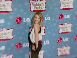 LG Mobile Phones Introduces the Future of TV at LG's Mobile TV Party Stock Footage