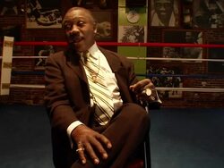 INTERVIEW: Joe Frazier singing his favorite song. Stock Footage